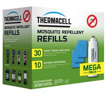 Набор запасной Thermacell Mega Refill (10 газовых картриджей + 30 пластин)