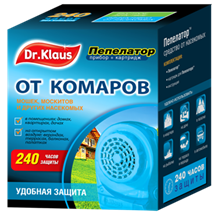 Пепелптор Dr.Klaus  от комаров, мошек, москитов и других насекомых (комплект)