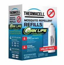 Набор запасной Thermacell Long Life Refill (4 газовых картриджа + 4 пластины усиленного действия)