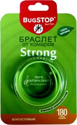 BugStop Strong --  1 браслет для взрослых в упаковке