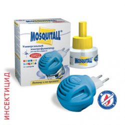 MOSQUITALL - Прибор + жидкость 45 ночей "Нежная защита" от комаров